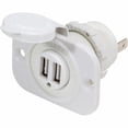 thumbnail image 1 of Blue Sea Systems 1016200 12V Dc Double Prise de Chargeur Usb Blanc, 1 of 3