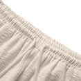 thumbnail image 5 of Ceisia Men's Linen Blend Wide Leg Pants Elastic Waist Drawstring Breathable Loose Fit Summer Beach Trousers Khaki XXL Gifts for Father, 5 of 9