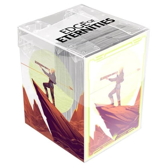Ultra PRO: Standard Deck Protector Sleeves in Clear Box - Edge of Eternities (Key Character Planeswalker 100-pack)