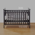 thumbnail image 6 of HALO Breathable Mesh Crib Liner for Full-Size Solid End Cribs, 100% Polyester Crib Bumper, White, 2 Panels, 6 of 7