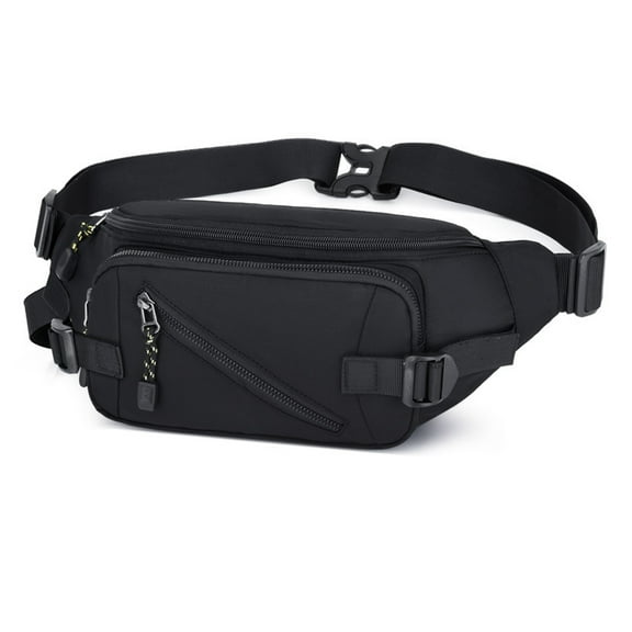 Fanny Pack for Men Women - Waist Bag Pack - Lightweight Belt Bag for Travel Sports Hiking-black