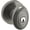 Graphite, variant on Baldwin 5237.Entr 5237 Single Cylinder Keyed Entry Door Knob Set - Bronze