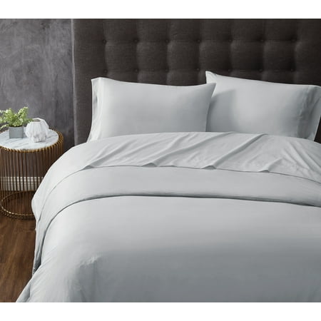 Truly Calm Antimicrobial Grey King 4 Piece Sheet Set