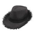thumbnail image 2 of Womens Sun Hat Wide Brim Unisex Straw Summer Beach Hat For And Activities Visor Cap, 2 of 4