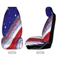 thumbnail image 2 of American Flag Blue Red White Car Seat Covers Front Seats Universal Fit for Cars SUV Truck Auto Interior Accessories, 2 of 3