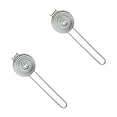 thumbnail image 2 of Kitchen Accessories Qwtwty Eggs Separator Stainless Steel Eggs Yolk White Separator Separation Tool Eggs Long Handled Separator Food Grade Eggs Separator Kitchen Cooking Gadgets 2pc, 2 of 6