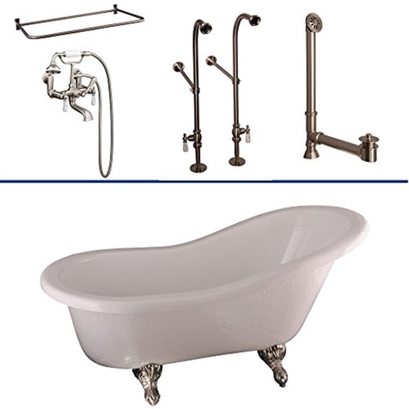 BarclayTub Kit 60" AC Slipper, Shwr