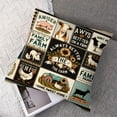 thumbnail image 7 of Farmhouse Outdoor Pillow Covers Set of 2, Vintage Animal Theme Plaid Decorative Throw Pillowcase Retro Farm Cow Pig and Rooster Linen Soft Cozy Cushion Cover Pillowsham, 7 of 7