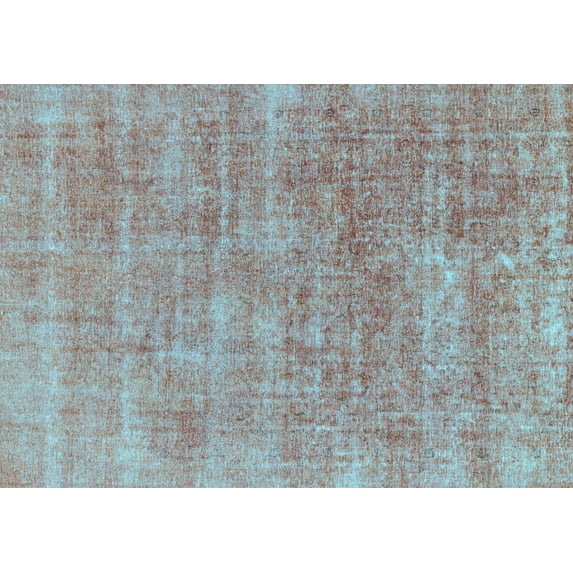 Ahgly Company Indoor Rectangle Abstract Light Blue Modern Area Rugs, 5' x 7'