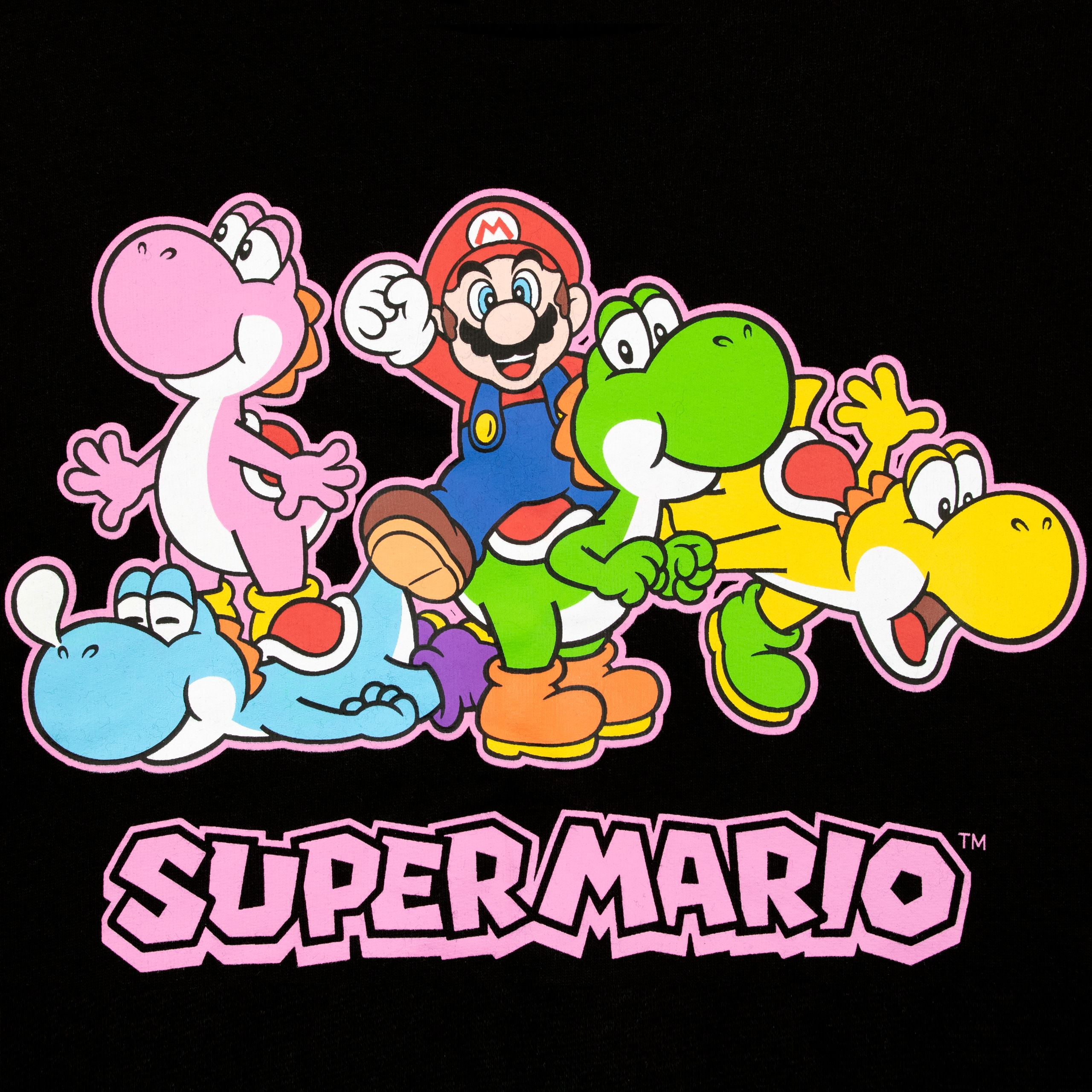 SUPER MARIO BROS Girls Mario and Yoshi Long Sleeve
