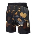 thumbnail image 4 of Balery Casino Cards Poker Traje de Baño Estilo Hawaiano para Hombre, Shorts de Secado Rápido con Bolsillos-Small, 4 of 6