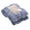 NAVY, variant on FabStyles Florence Soft Luxury Throw Blanket, 50" x 60", Lightweight Decorative Sofa & Bed Blanket