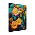 thumbnail image 4 of Canvas Wall Art - RomantzArt 'The World I Close My Eyes To See 5' Wall Art for Living Room, Bedroom, or Office Décor by Trademark Fine Art - 35 x 47 Inches, 4 of 4