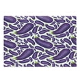 thumbnail image 1 of Eggplant Cutting Board, Delicious Aubergines in Abstract Representaiton Fresh Dish Healty Food Vegetable, Decorative Tempered Glass Cutting and Serving Board, Large Size, Purple White, by Ambesonne, 1 of 1