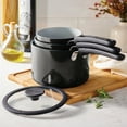 thumbnail image 2 of Tramontina 6 Piece Ceramic Nonstick Nesting Cookware Set — Stackable, Space Saving Set - Dark Gray, 2 of 10