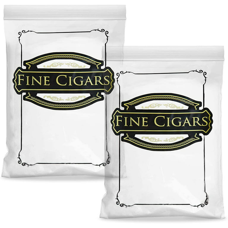 4 x 8 2 Mil Zipper Lock Cigar Bags