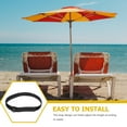 thumbnail image 6 of Homoyoyo 6-Pack Black Adjustable Patio Umbrella Straps for Outdoor Use with Blending Fabric, 6 of 8