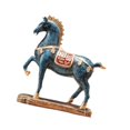 thumbnail image 2 of Figura de caballo, escultura animal con base, arte decorativo, artesanía, adorno de caballo 155 cm x 5 cm x 165 cm, 2 of 9
