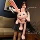 thumbnail image 1 of Conejo de peluche, conejito de peluche, conejo de peluche suave con orejas que tiran, conejito de peluche, estética elegante, 1 of 9