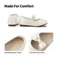 thumbnail image 3 of Zapatos de Vestir para Niña DREAM PAIRS SOPHIA-22 Flats Marfil Talla 4, 3 of 6