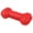 Red, variant on Pet Life ® 'Denta-Bone' TPR Treat Dispensing and Dental Cleaning Durable Dog Toy