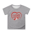 thumbnail image 1 of T-shirt à Manches Courtes pour Filles, Col Rond, Coupe Décontractée, Basique, 1 of 4