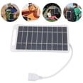 thumbnail image 1 of Solar Panel Charger, 5W 5V Solar Panel Portable Solar Power Charger USB Monocrystalline Solar Panel Module Portable Solar Charger for Camping Travel Outdoor, 1 of 7
