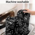 thumbnail image 5 of Pioneer Flower Floral Print Pattern Bathroom Rugs Mat, Non Slip Microfiber Bathroom Rug with Rubber Backing, Soft Mats for Bathroom Floor Tub Shower, 17"x30", 5 of 5