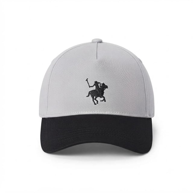 Gorra Polo Club Unitalla Gris con Azul