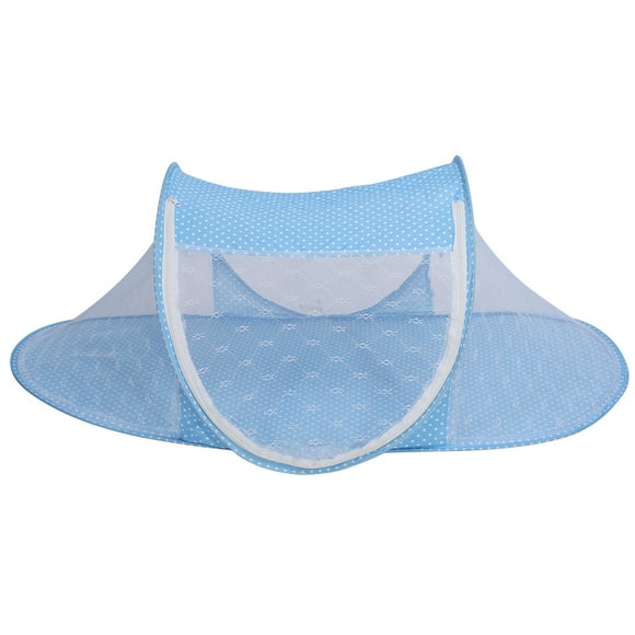 Baby Canopy  Baby Bed Tent   Tent    Net Baby Infant Toddler Foldable  Bed Cot Portable Travel Netting Canopy  Net Tent Blue