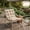 Beige-Staple fiber, variant on Outdoor Rocking Chair, Papasan Rocking Chair with Metal Frame, Comfy Rocker Lounge Chair for Living Room Porch Patio Garden