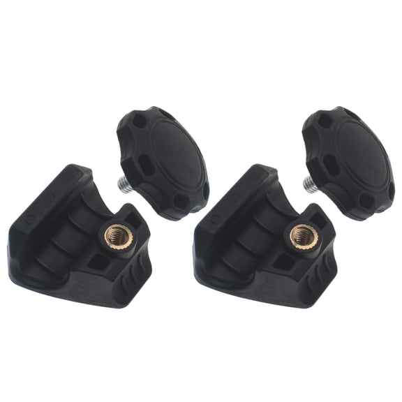 2Pcs Nylon Football Helmets Visors Quick Clips Football Helmets Screws Fastener