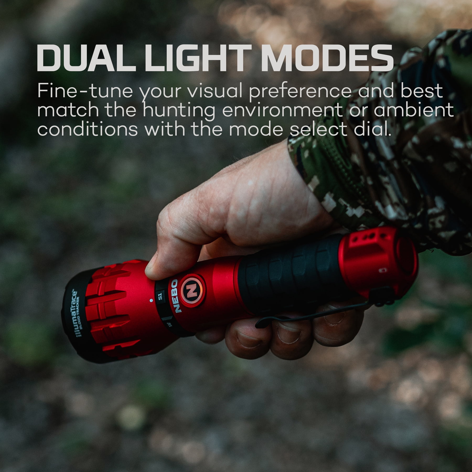 NEBO illumaTrace Blood Tracker 170 lm (Lumen) LED Gray Rechargeable Handheld Flashlight