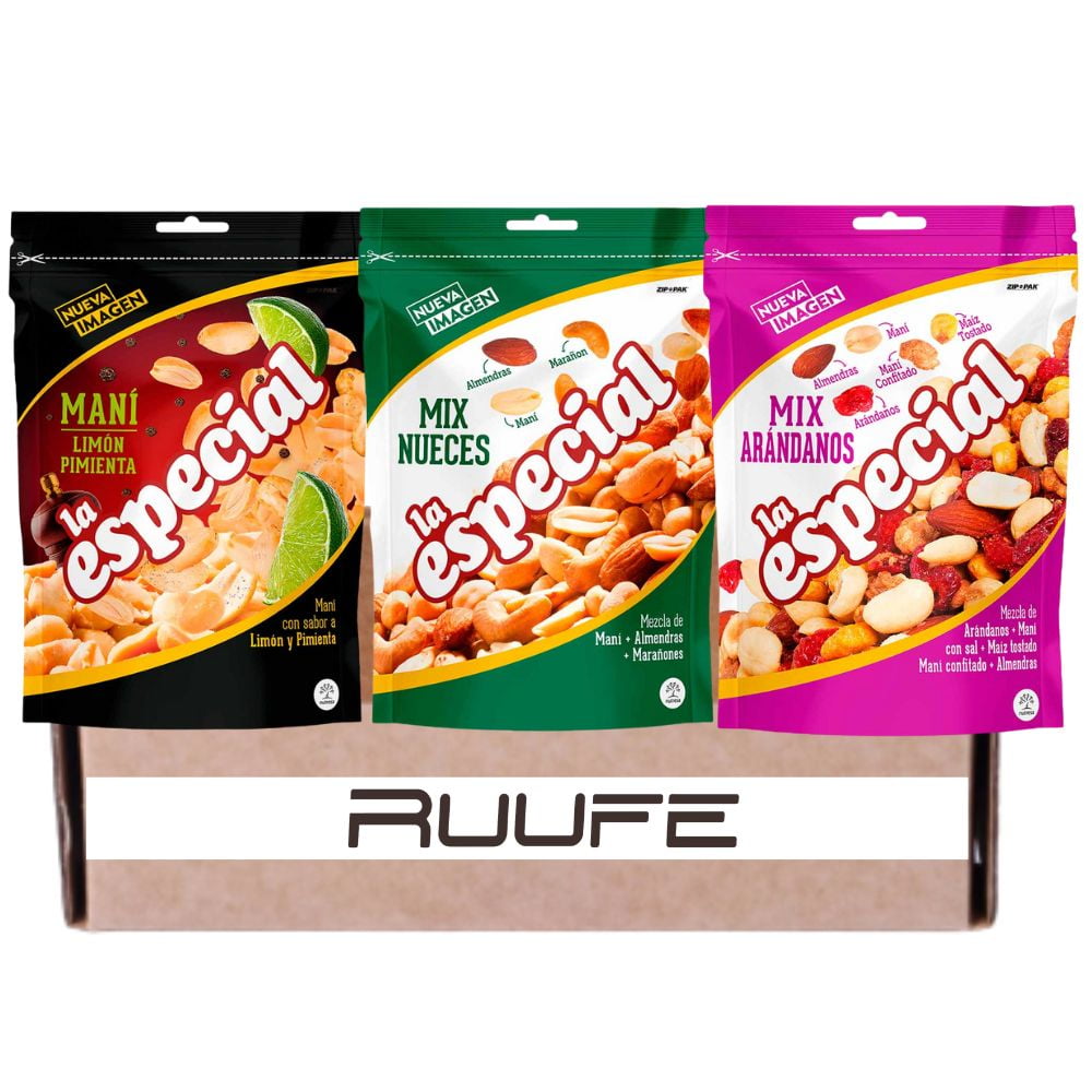 Planters roasted Mix (3 pack) Mani La especial Lemon Pepper Planters