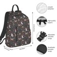 thumbnail image 2 of Balery French Bulldogs Mochila ligera para hombre y mujer: duradera e impermeable, ideal para la escuela, el trabajo, viajes y uso diario., 2 of 7