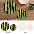thumbnail image 3 of Bamboos Stripe Trivet Mats Set Cotton Woven Non-Slip Pot Holders Heat Resistant for Hot Pots Pans Dishes Pats, 3 of 6