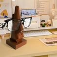 thumbnail image 3 of Zmoon Handmade Wooden Carved Nose Glasses Frame, 3 of 7