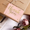 thumbnail image 4 of 100 Cartes de Visite Personnalisées'merci', 2x3.5 Pouces Rose & Or, 4 of 5