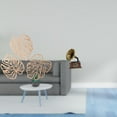 thumbnail image 2 of Hojas de palma, placa de pared de madera, decoración tropical, figura de resina vintage, artesanías. Ideal para sala de estar, dormitorio, oficina o r, 2 of 8
