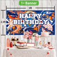thumbnail image 7 of Dart Battle War Nerf Party Supplies Decorations Birthday Cake Topper Banner Decor Backdrop Balloons, 7 of 7