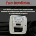 thumbnail image 5 of Interior Overhead Sunroof With Sunroof Switch Assembly, Map Lamp Dome Reading Lights For Buick New GL8 652T-grey, 5 of 5