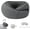 Dark Grey, variant on Travel Pillow, Travel Pillows for Airplanes 100% Pure Memory Foam Material, 360° Support Stowable Design Pillows for Sleeping, with Eye Mask, Ear Plugs, for Airplanes and Cars Light Grey