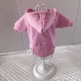 thumbnail image 2 of Sudaderas con capucha para perros de invierno, ropa térmica para cachorros, chaquetas, ropa para cachorros y gatos (m, rosa), 2 of 5