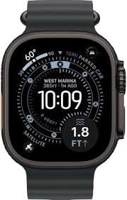 Apple Watch Ultra 3 GPS + Cellular 49mm Black Titanium Case with Black Ocean Band