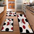 thumbnail image 2 of Kitchen Rugs Sets 3 Piece with Runner Floral Kitchen Floor Mat Carpet Farmhouse Rugs and Mats Non Skid Washable Runner Rug for Kitchen Office Sink Laundry, 2 of 12