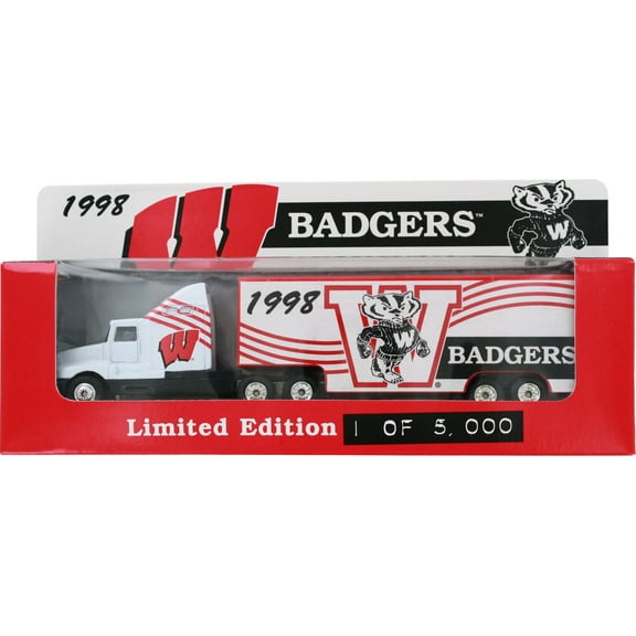 Wisconsin Badgers 1998 Die-Cast 1:80 Tractor-Trailer Semi Truck Collectibles