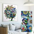 thumbnail image 2 of MINKUROW Special Shaped Diamond Art Kits Crystal Diamond Paintings Tree Arts Craft Home Wall Decor(12X12inch/Summer Tree), 2 of 6