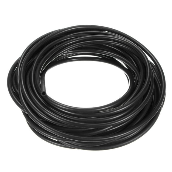 1 Pack 10 Meter Silicone Tubing, 3x5mm(IDxOD) Silicone Rubber Tube Flexible Hose Black