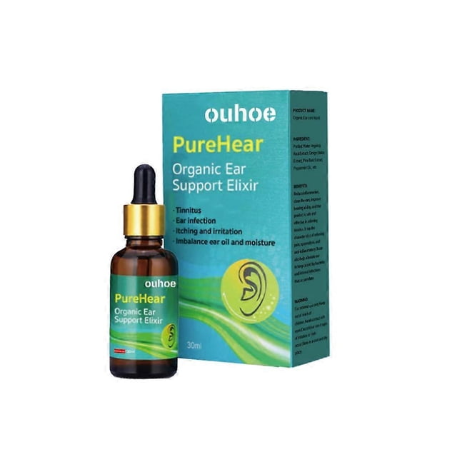 Purehear Organic Ear Support Elixir, Natural Products Organic Ear Oil