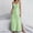 Green, variant on Dresses Spaghetti Strap Solid Color Dinner Dress V Neck Sleeveless Regular Fit Womens Long Dresses Holiday Breathable for Club and Bar XL